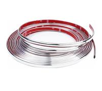 Chrom Zierleiste Selbstklebend 12mm*5M Selbstklebende Zierleisten Zierleiste Chrom Universal Chromzierleiste für Auto Karosserie Fenster Außen Dekoration (12mm*5M)