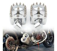 Chrome CNC Breite Fett MX Fußrasten Fußrasten Für Yamaha R6 MT-01 MT-03 FZS1000
