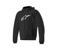 Chrome Sport Aramid Hoodie Motorrad Jacke Schwarz, XXL XXL schwarz