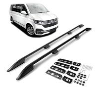 CHROMEMASTER | Dachreling Dachträger Kompatibel mit VW Multivan T6.1 L1 | SWB KURZ 2019-2022; Zur Befestigung der Dachgepäckträger, Dachkörben, Dachboxen oder Dachfahrradträger | Konstruktion aus Alu