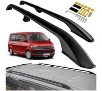 CHROMEMASTER Dachreling Dachträger Kompatibel mit VW T6 Multivan Short 2015-2019 | Zur Befestigung der Dachgepäckträger, Dachboxen oder Dachfahrradträger | Robuste Konstruktion aus Alu