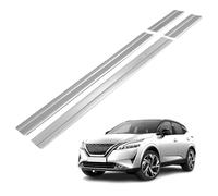 CHROMEMASTER | Einstiegsleisten Kompatibel mit Nissan Qashqai 2021+ | Rostfreier Stahl, Poliert, Chrom; Kratzschutz für Türschweller-Auto Zubehör Selbstklebend: 4 Stk.-teiliges Set