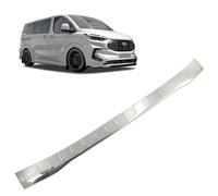 Chromemaster | Kompatibel mit Ford Tourneo Custom 2023+ | Ladekantenschutz Stoßstangenschutz; Rostfreier Stahl, Poliert, Chrom; Lackschutzleiste Sichert den Heckstoßfänger vor Beschädigung