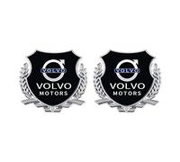 CIFEAR 2pcs Auto Heckaufkleber Kofferraum Aufkleber für Volvo 3D-Car-Styling-Zubehör Auto-Aufkleber-Logo-Emblem Abzeichen-Styling-Aufkleber,B