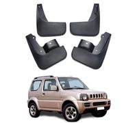 CIHAQQ Auto Schmutzfänger für Suzuki Jimny 2005-2018, Spritzschutz Vorne und Hinten Kotflügel Spritzwassergeschützte Mud Flaps Schlammklappen