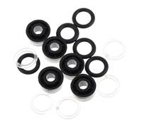 Ciieeo Hydraulik Wagenheber 2t Öldichtungssatz aus Kunststoff und Gummi 5 Satz Offene Dichtung gegen Ölverlust für Rangierwagenheber