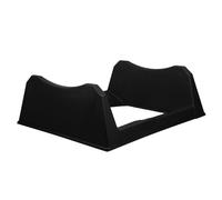 Ciieeo Reserveradhalterung für LKW Anhänger und Wohnmobile Verstellbarer Reifenständer aus Stabilem Stahl Schwarze Reifenablage für Dachgepäckträger und Ladefläche