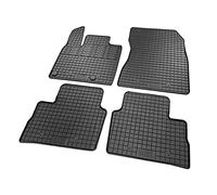 CIKCAR Satz Gummimatten kompatibel mit Nissan Qashqai III (J12) 2021- (4-teilig + Montagesystem), Schwarz