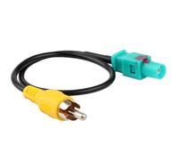Cinch FAKRA Video Adapterkabel für Mercedes Comand Ford Blaupunkt NX 18,5cm | Adapterkabels Rückfahrkamera DVB-T FAKRA (f) auf RCA (m) Anschluss Antennenadapter für Kamerasignale Einfache Installation