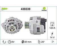 CITROEN Jumper FIAT PEUGEOT Boxer Lichtmaschine Generator VALEO 2.3-2.8L 2000-