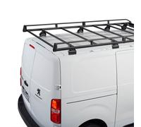 Citroen Jumpy/Spacetourer (H1-L2 (4.959mm)) mit 4 oder 5 Fixpunkten (2016 vo Rack Stahl Lastenkorb (260 x 140cm) inkl. Windspoiler -