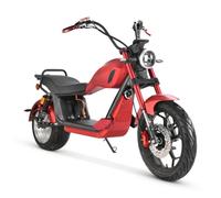 City Coco CP6 Urban Chopper Twin E-Roller Elektro-Chopper 45km/h 2000W Rot Matt