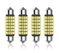 CJBIN Led Innenraumbeleuchtung Au-to, 4 Stück 42mm Innenraum Beleuchtung Led Au-to, Innenraum Beleuchtung L-ed A-uto, L-ed Innenbeleuchtung A-uto für Lichtkuppeln Kofferraumbeleuchtung, Weißes Licht