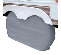 CLASSIC ACCESSORIES Over Drive Wohnmobil-Radabdeckung für Doppelachsräder, Räder bis 27 Zoll (68,6 cm) Durchmesser, Weiß