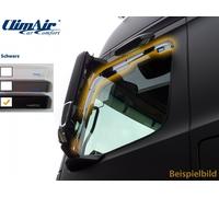 ClimAir Windabweiser Schwarz passend für Renault Trafic / Opel Vivaro 2014- & Nissan NV300 2016- / Nissan Primastar 2022- / Fiat Talento 2016- (L-Form