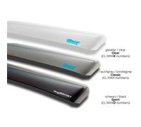 ClimAir Windabweiser Schwarz Fensterschacht für DACIA Logan II Sandero Mcv