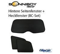 ClimAir Sonniboy BC-Set (hintere Seitenfenster + Heckfenster) Sonnenblende Seitlicher Anbau schwarz für SEAT CLI0078379BC