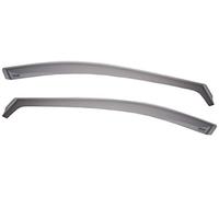 ClimAir Windabweiser kompatibel mit Seat Leon 5F 5 türer & ST 2012-2020, Rauchgrau