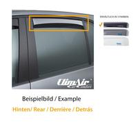 CLIMAIR Windabweiser Master hintere Türen schwarz Schwarz Hinten (CLS004M2002D)