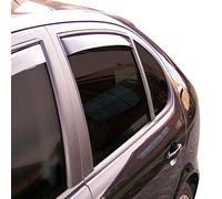 ClimAir Windabweiser Master Schwarz (Hinten) kompatibel mit Volkswagen Golf 7 Variant 2013-