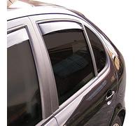 ClimAir Windabweiser Master Schwarz (Hinten) kompatibel mit Volkswagen Tiguan 5 türer 2016-2024