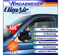 ClimAir Windabweiser kompatibel mit Audi A4 Limousine/avant 2008-2015 (Schwarze Fensterrahmen)