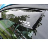 ClimAir Windabweiser Schwarz passend für Skoda Karoq 2017-