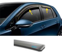 Climair Windabweiser VW Tiguan (5N) 04/2016-11/2023 vorne + hinten inkl. ABE (rauchgrau)