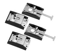 CLISPEED 2 Sätze Türhaken aus Edelstahl für Anhängertüren Robuste Ladeklappe Lkw Türhalter für Anhänger Einfache Montage Widerstandsfähig gegen Starke Belastung Ersatzteile für Wohnwagen