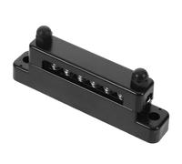 CLISPEED Klemmenblockadapter 6 polige Sammelschiene für Auto mit Kupfer Beschichtetem Nickel und Edelstahl Sicherheitsanschluss für Fahrzeugverkabelung für Kfz und Wohnmobil