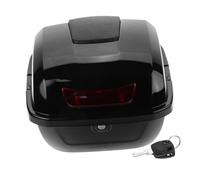 CLISPEED Robuste Heckbox für Elektroroller Wasserfeste Transportbox mit Großem Fassungsvermögen Einfache Montage Schwarzer Kleiner Kofferraum für Tägliche Fahrt und Lange Touren