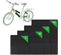CLOPAE Rahmenschutz Fahrrad 4er Set, Rahmenschoner für Fahrradträger, Transportschutz für Thule Carbon Frame Protector (Grün)