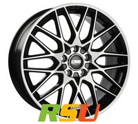 CMS C25 diamond black 7.5x18" ET35 LK5 114.3 ML 66.1 Alufelgen 18 Zoll