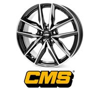 ALUFELGEN CMS, C28, 7X17 ET40 5X112 66,5, DIAMOND BLACK
