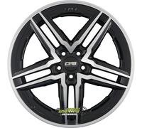 CMS C29-Aero diamond black gloss 8.5x18 ET56 - LK5/112 ML57.1 Felge Alu