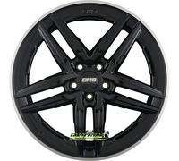 CMS C29-Aero diamond rim black 8x19 ET30 - LK5/112 ML66.5 Felge Alu