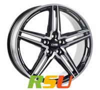 CMS C29 diamond black gloss 8x18" ET45 LK5 114.3 ML 66.1 Alufelgen 18 Zoll