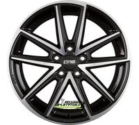ALUFELGEN CMS, C30, 8X18 ET45 5X112 66,5, DIAMOND BLACK