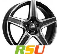 CMS C34 diamond black gloss 7.5x18" ET49 LK5 112 ML 66.5 Alufelgen 18 Zoll