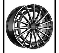 CMS CMS C38 diamond black gloss 8x19 ET39 - LK5/112 ML66.5 Alufelge schwarz