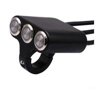 CNC-Aluminium-Lenkerschalter für Motorrad, 3 LED-An-/Aus-Tasten, 78 Zoll