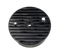 CNC Bremsschild hinten komplett EBC, Schwarz eloxiert - für Simson S50, KR51/1 Schwalbe, SR50, SR80, SR4-2 Star, SR4-3 Sperber, SR4-4 Habicht