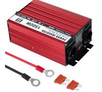 CNCEJIA Wechselrichter 12v auf 230v, 1500W Wechselrichter Reiner Sinus Spannungswandler Power Inverter DC AC Stromwandler Notebooks Computermonitore LCD-Fernseher