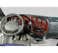 Cockpit Dekor für IVECO DAILY Bj.ab 1999 - 2007 in Wurzelholz Look 8 tlg. Neu