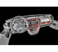 Cockpit Dekor OPEL VIVARO-RENAULT TRAFIC Bj.2007-2011 Wurzelholz Design 18 tlg