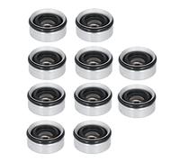Cocoarm 10 Stück A C Kompressor Wellendichtsatz Gummi Metall A C Kompressor Öldichtung für Sanden SD508 SD709 SD7H15 SD7V16 DKS15CH Autoreparatur