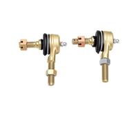 Cocoarm M10-Spurstangenköpfe, Hochwertiger Stahl-Spurstangen-Kugelgelenksatz M10, 2 Spurstangenköpfe und 2 Splinte, Lenkgestänge-Ersatz für ATV Quad Dirt Bike Go Kart