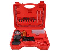 Cocoarm Multifunktionales Vakuum-Bremsenentlüftungsgerät für Auto & Motorrad - Handpumpe mit Manometer & Adapter-Set für Bremsleitung, Kraftstoffleitung - inklusive Aufbewahrungsbox