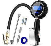 Colisal Digitaler Reifenfüller Geeicht luftdruckprüfer 200 PSI, All-in-One reifendruckmesser Messgerät Hohe Präziser reifendruck prüfer mit LCD-Bildschirm für Autos, Motorräder und Lieferwagen Deutsch