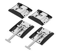 COLLBATH 2 Sätze Teiliges Edelstahl Anhänger Türhalterung für Wohnmobil und Lkw Robustes Türschloss Installieren Langlebiger Türhaken für Anhängertüren Widerstandsfähig gegen Starke